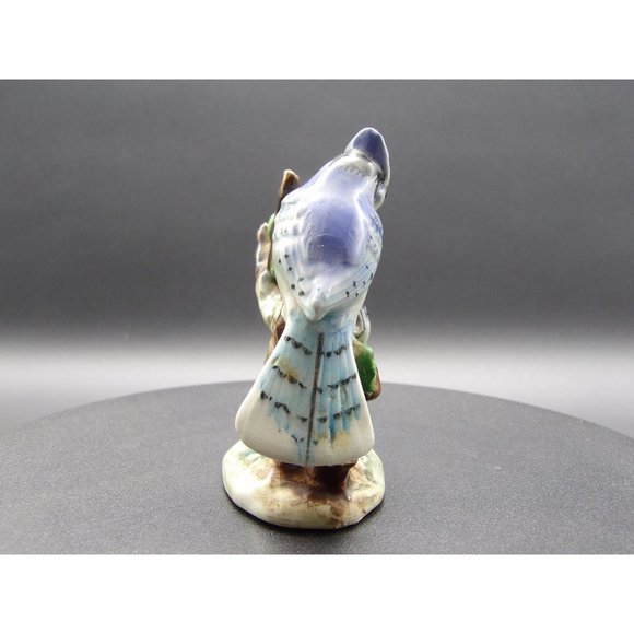 Vintage Blue Jay with Baby Figurine Marked "Blue Jar" 4" H x 3 1/2" W x 2" D - Picture 5 of 9